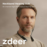64-Channel Neckband Hearing Aid with DSP Noise Reduction