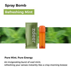 ZDEER Oral Spray Refill with Mist Nozzle (No Main Device)– Mint Flavor Series