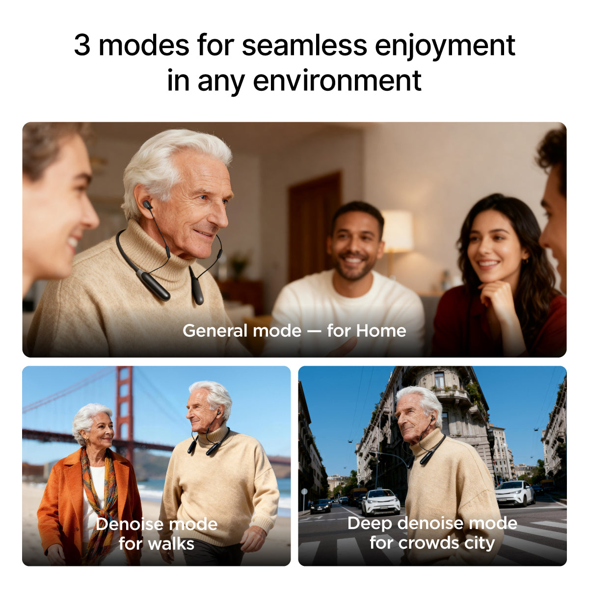 64-Channel Neckband Hearing Aid
