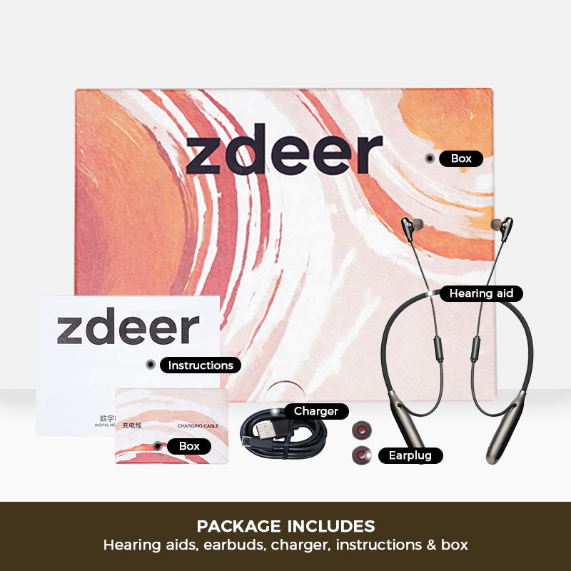 64-Channel Neckband Hearing Aid with DSP Noise Reduction