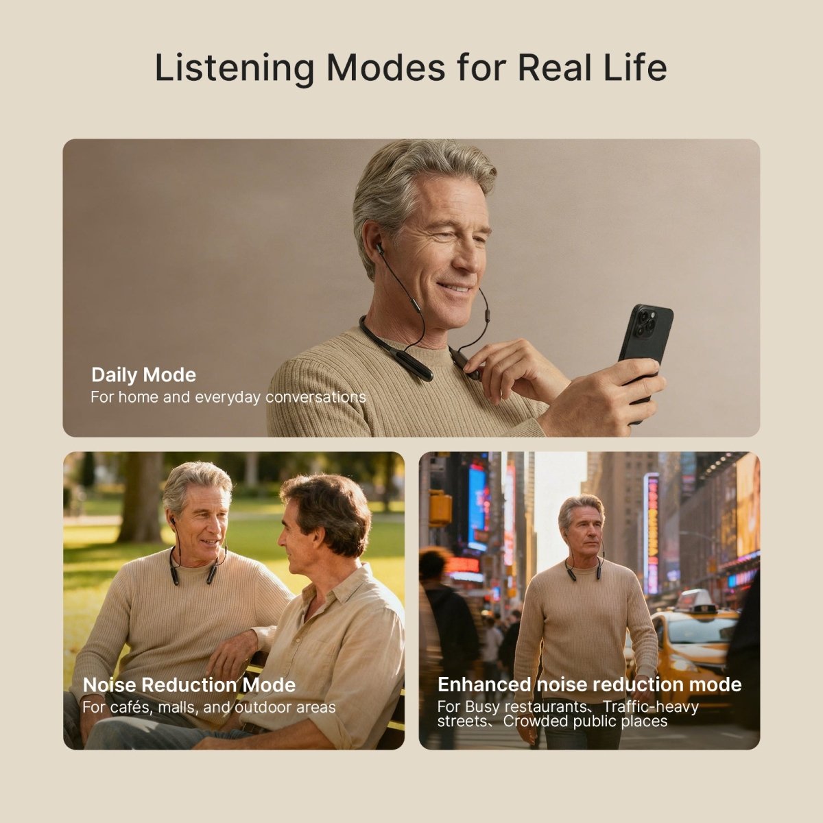 64 - Channel Neckband Hearing Aid - Zdeer - Zdeer