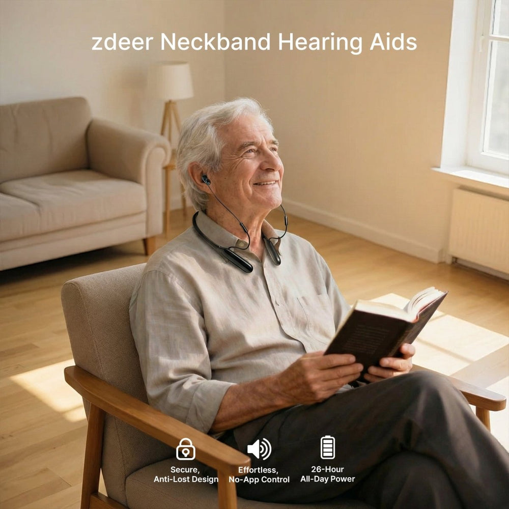 64 - Channel Neckband Hearing Aid - Zdeer - Zdeer