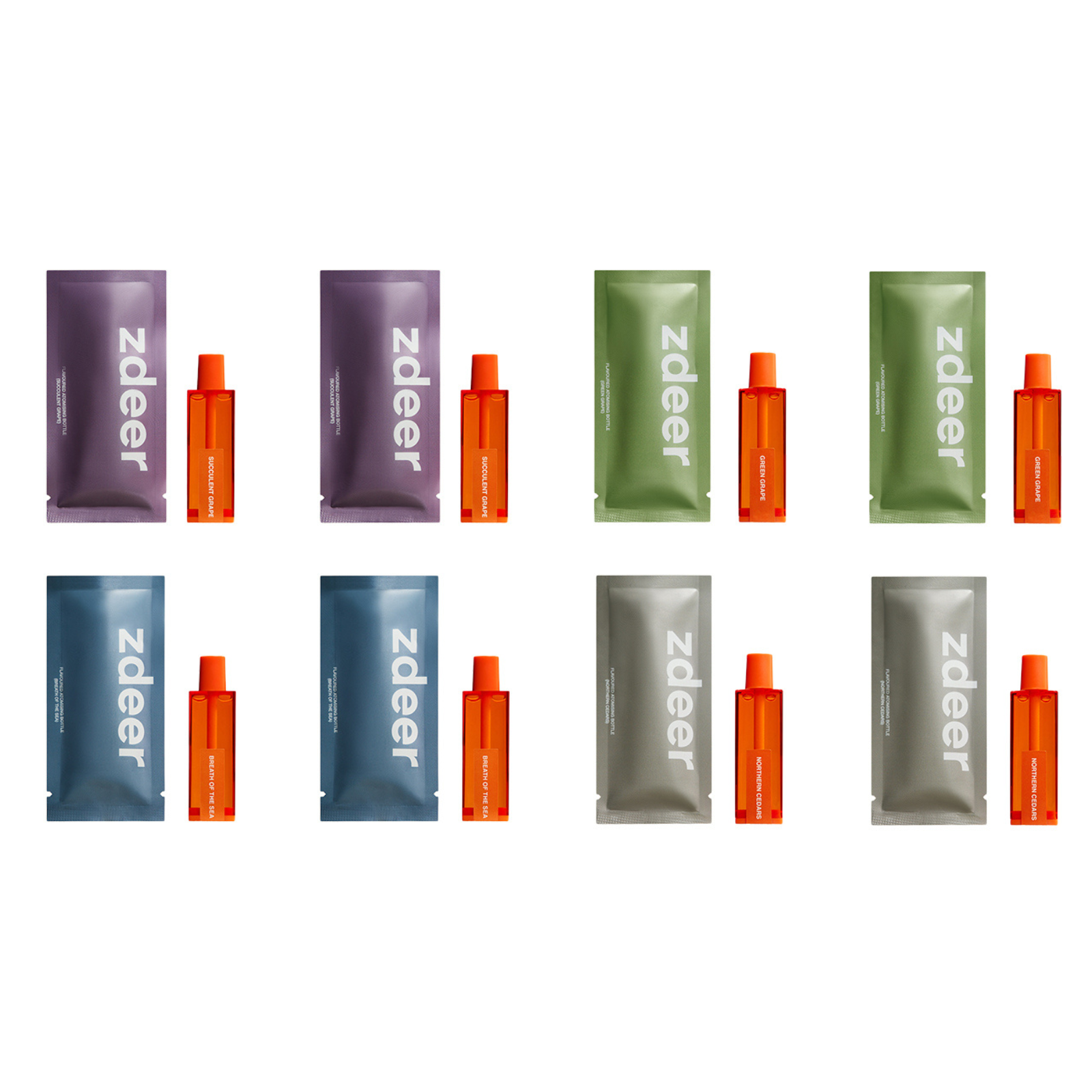 ZDEER Smart Electric Oral Spray Refill Mist Bottle (8 packs)