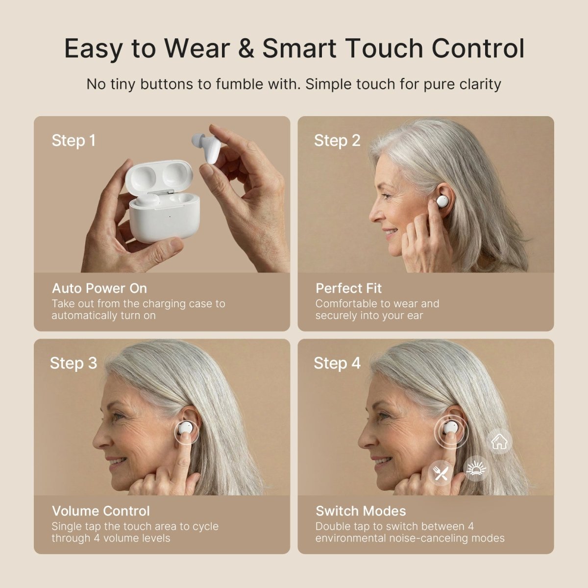 Zdeer Button - style hearing aid - Zdeer - Zdeer
