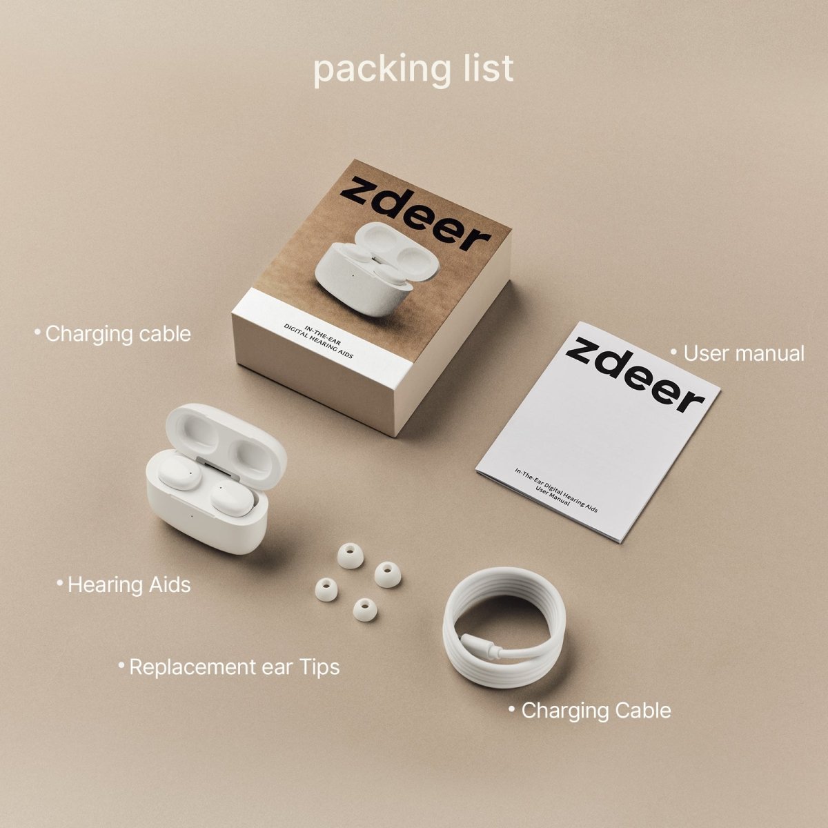 Zdeer Button - style hearing aid - Zdeer - Zdeer